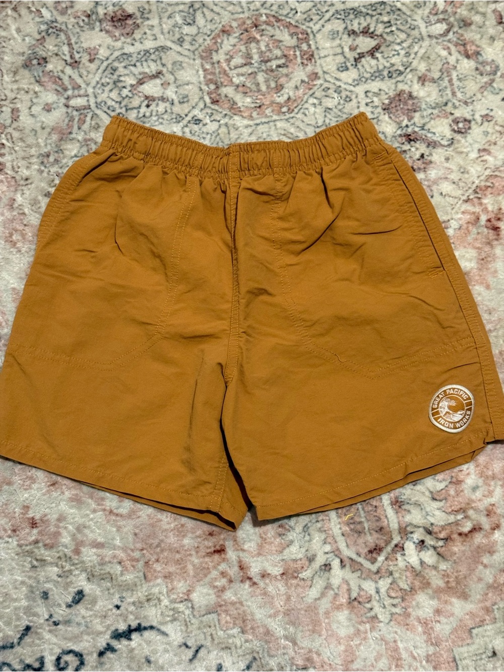 Patagonia Kid’s Shorts in Rust Orange
